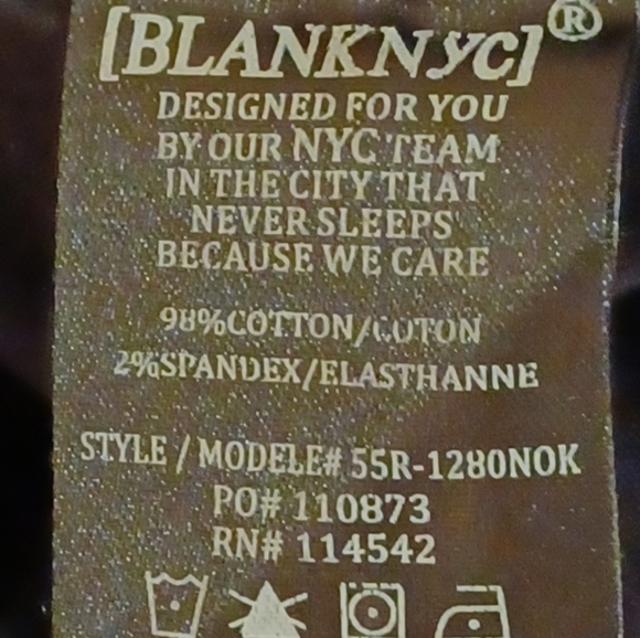 BLANKNYC BLACK COTTON ZIPPERS SKINNY ANKLE ZIPPERS - Picture 9 of 10